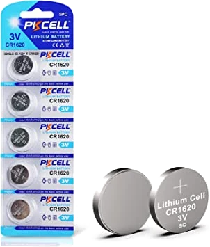 PKCELL Lithium Button Cell CR1620