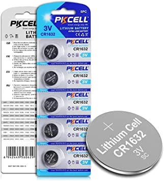 PKCELL Lithium Button Cell CR1632