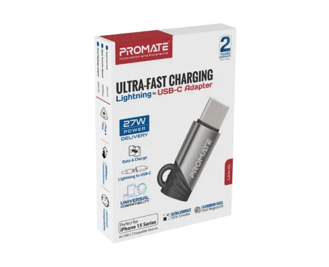 Promate Ultra-Fast Charging Lightning to USB-C Adapter LINK CI