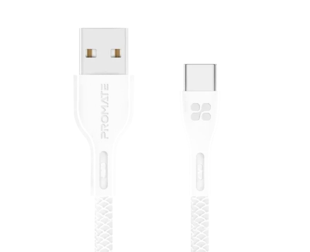 Promate POWERBEAM-I.WHITE USB-A to Lightning Cable 1.2metre