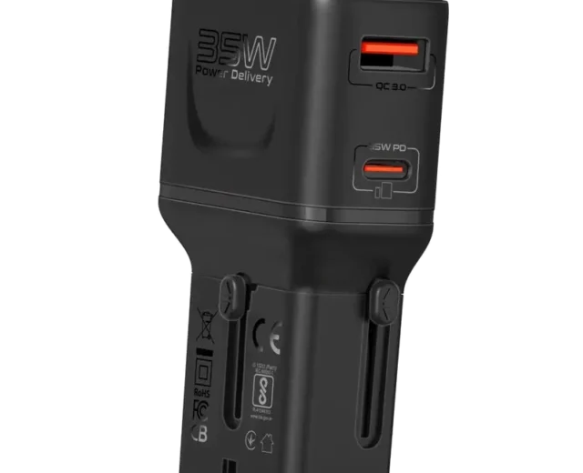 Promate 35W Power Delivery Multi-Port Travel Adapter (TriPlug-PD35)