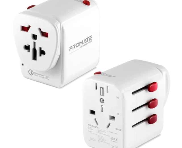 Promate Wall Socket Charger White TRIPMATE-PD18.WHITE (AC socket, USB port, USB-C)