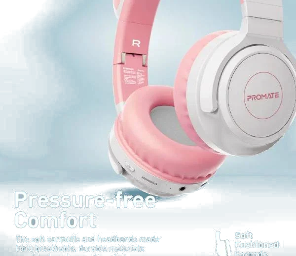 Promate Panda.BGM KidSafe Kawaii Style Wireless Kids Headset