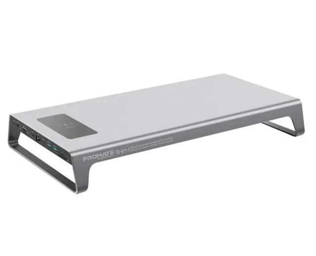 Promate Powerdesk (USB-C, USB3.0, Wireless Charger, VGA, HDMI, Ethernet, SD/TF Card)