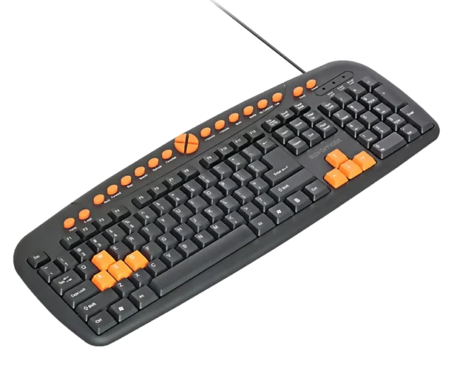 PROMATE EASYKEY-2 SLEEK ERGONOMIC MULTIMEDIA KEYBOARD EASYKEY-2.BK/EN