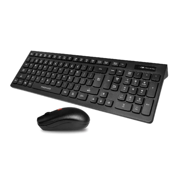 Promate Sleek Profile Full Size Wireless Keyboard & Mouse (PROCOMBO-12.EN)