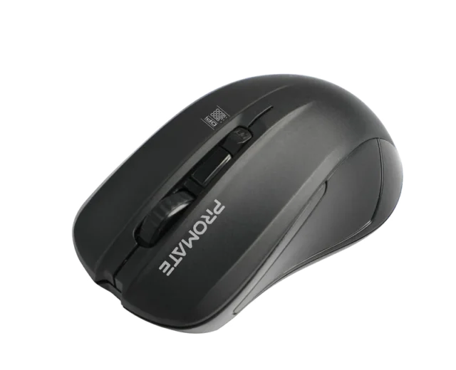 Promate Comfort Performance Wireless Ergonomic Mouse CONTOUR.BLACK