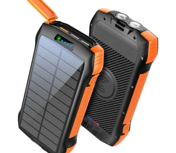 Promate SolarTank-20PDQi 20000mAh Rugged EcoLight™ Solar Power Bank