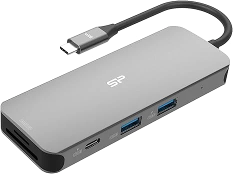 Silicon Power Docking Station SR30 (USB-C, USB3.2, HDMI, SD, MicroSD & Gigabit Ethernet)