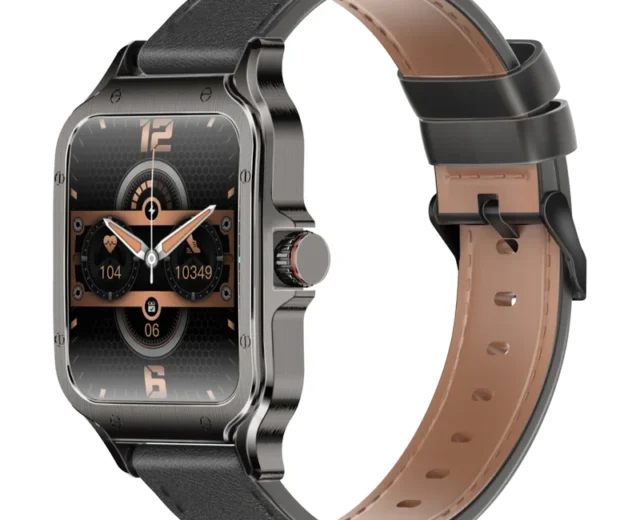 Promate ActivLife™ Curved AMOLED Screen Smartwatch with BT Calling XWATCH-RM.BLACK