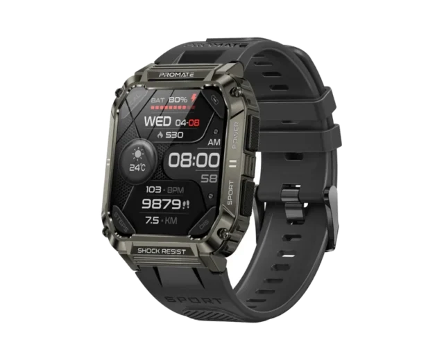 Promate ActivLife™ Smartwatch with Wireless BT Calling XWATCH-S19.BLACK