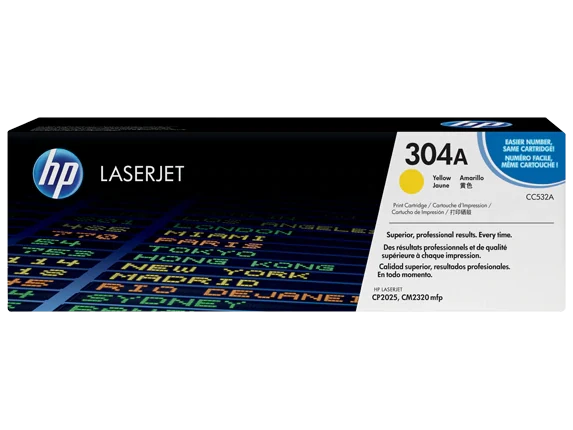 Toner Original HP CC532A (304A) Yellow