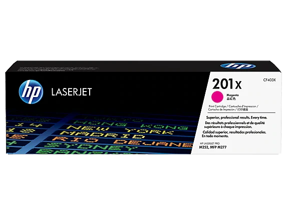Toner Original HP CF403X (201X) Magenta